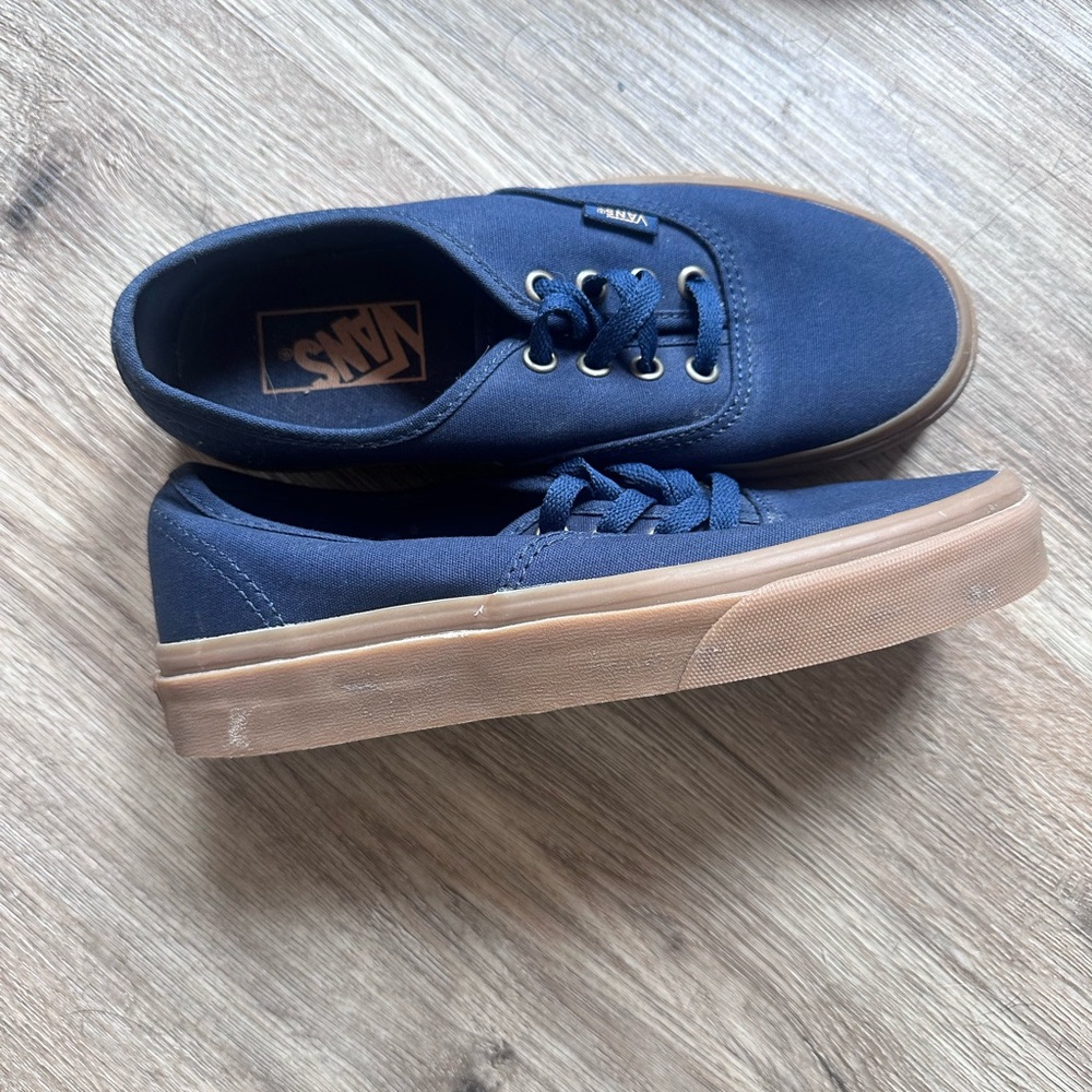 Vans Blue Canvas Sneakers